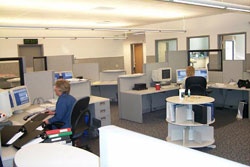 Dispatchers now operate from the new state-of-the-art center on Snyder Avenue. 